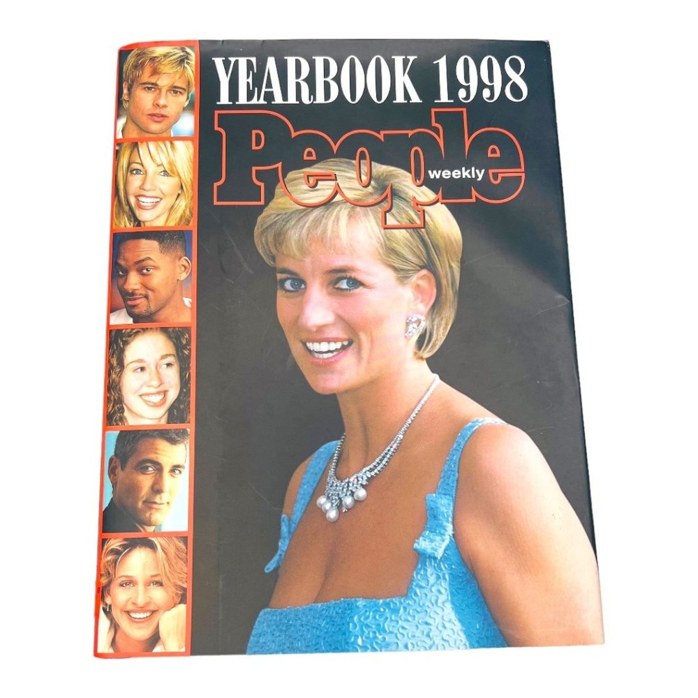 People Mag 1998 Yearbook Vintage Princess Dianna Cover Hard Back & Dust Sleeve